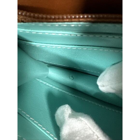 Tiffany & Co Pochette Wallet Wristlet Crossbody With Chain - Picture 5 of 16